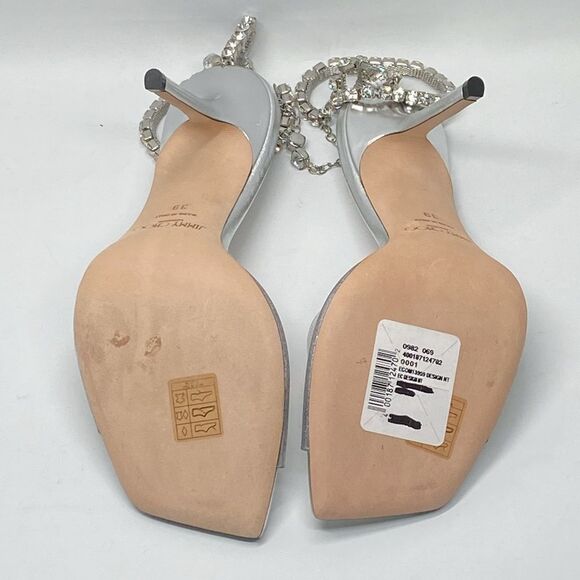 Jimmy Choo Saeda 100 Embellished High Heel Sandals size 39 - Picture 14 of 15